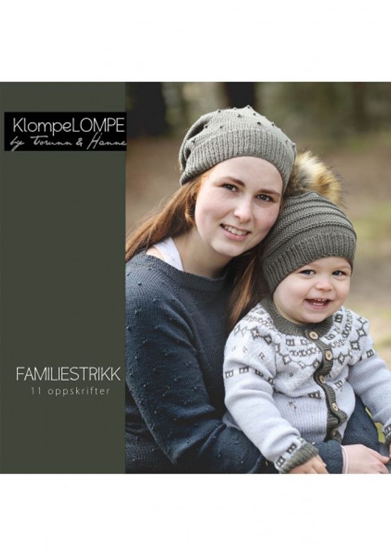 KlompeLOMPE Familiestrikk -oppskriftshefte