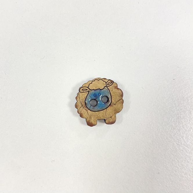 Hovedbilde Sau - Formet kokosknapp ca 18mm