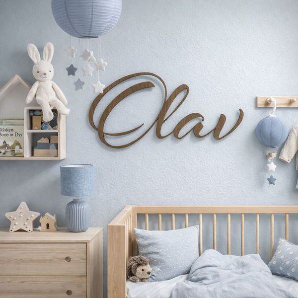 Navneskilt til barnerom