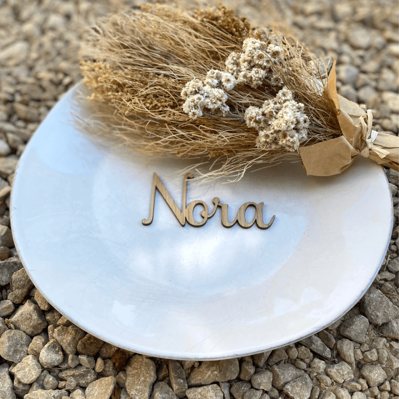 Bordkort i tre - Retro