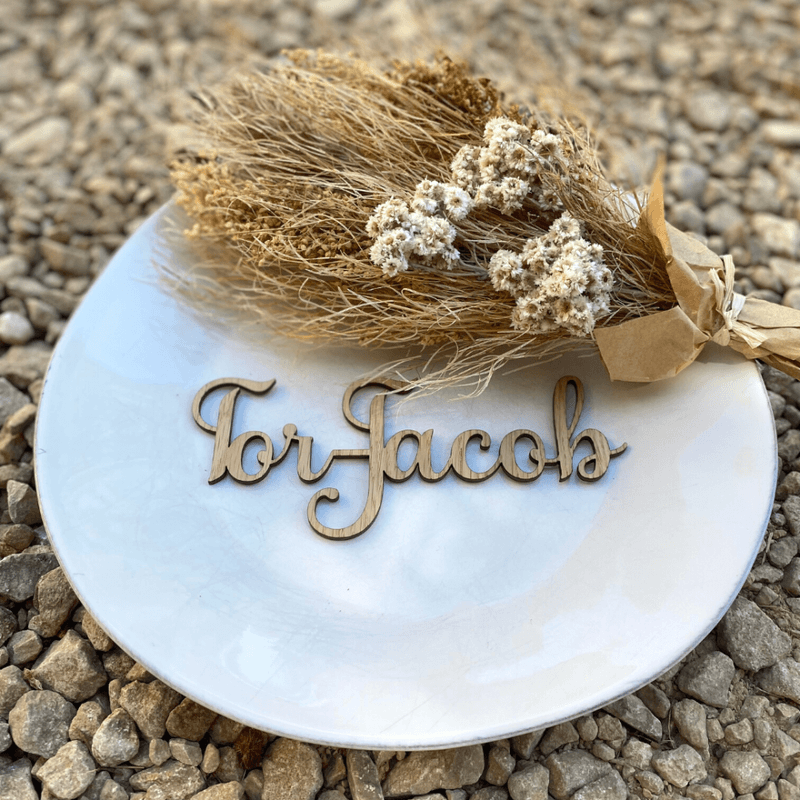 Bordkort i tre - Retro