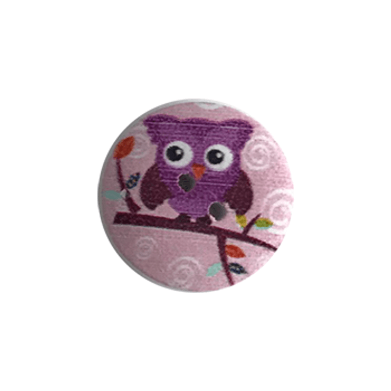 Barneknapp Ugle 20mm