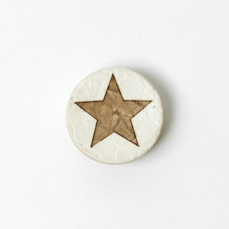 Kokosknapp med stjerne