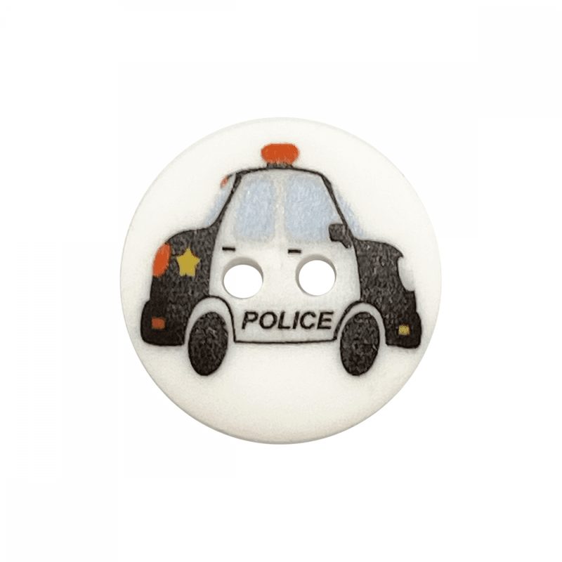 Barneknapp politibil