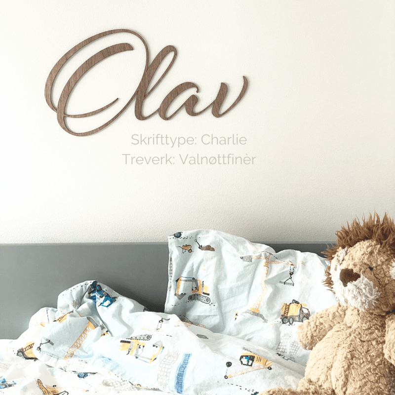 Navneskilt til barnerom